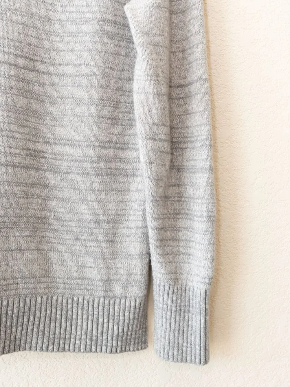 J Crew Mercantile Gray Turtleneck Sweater M Wool Blend Knit Cozy Winter